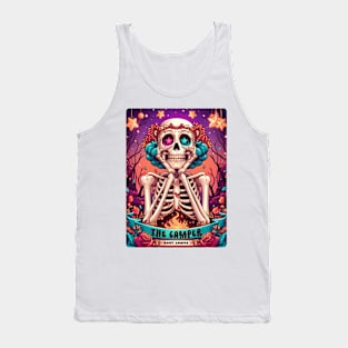 "The Camper" Skeleton Tarot Card Tank Top